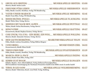 cd titelliste