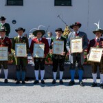 Mit der goldenen Verdienstmedaille für 50-jährige Mitgliedschaft wurden ausgezeichnet (v.l.n.r.): Ing. Gerhard Bloch (Hatting), Alois Kranebitter (Flaurling), Oswald Müller (Inzing), Josef Ziernhöld (Pettnau), Herbert Waldhart (Pfaffenhofen), Herbert Lackner (Zirl); Franz Schweigl u. Leo Thurner (beide Obsteig) waren nicht anwesend