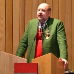 Moderator Arnold Wackerle, der außer bei der MMK Telfs den ganzen Nachmittag durch das Programm geleitet hat