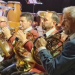 Ein Teil des Hornregisters (v.l.n.r.) Wolfgang Gratl (Ranggen), Meinrad Abfalterer (Ranggen), Andreas Kranebitter (Oberhofen), Arthur Messner (Pfaffenhofen)