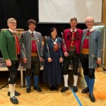 Die "2.Klarinettisten" des Bezirksblasorchesters 40+ (v.l.n.r.) Christoph Koscielny (Wildermieming), Florian Degenhart (Pfaffenhofen), Karin Brugg (Obsteig), Gerhard Krug (Hatting), Alfred Kerber (Pfaffenhofen)