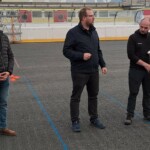 v.l.n.r. Landesstabführer-Stv. Klaus Kramser, Bezirksstabführer Daniel Mair, Bez.stbf.-Stv. Hannes Siebert